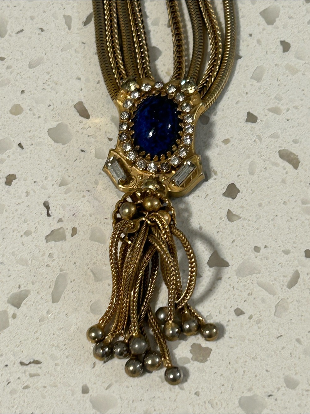 MCM Vintage Hobe’ 57 stunning necklace
Royal blue with rhinestones - Picture 2 of 9
